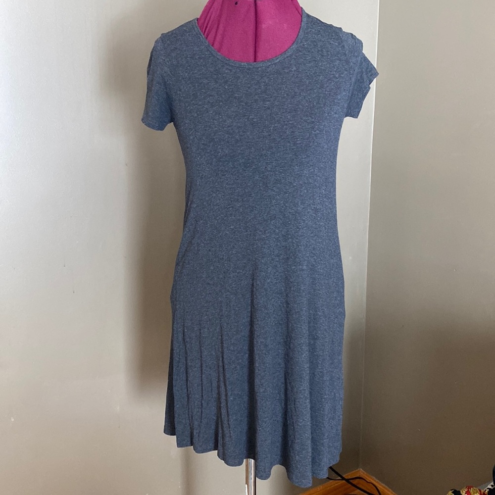 Madewell Heather Grey T-shirt Dress (Size XXS)